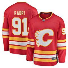 Nazem Kadri Calgary Flames Fanatics Home Breakaway Player Jersey - Red Jerseys