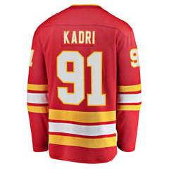 Nazem Kadri Calgary Flames Fanatics Home Breakaway Player Jersey - Red Jerseys