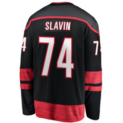 Jaccob Slavin Carolina Hurricanes Fanatics Home Breakaway Player Jersey - Black Jerseys