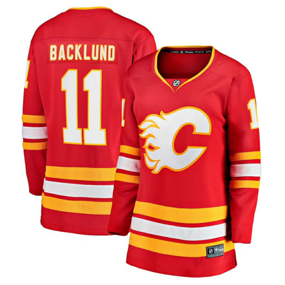 Mikael Backlund Calgary Flames Fanatics Women's Home Team Breakaway Player Jersey - Red Jerseys