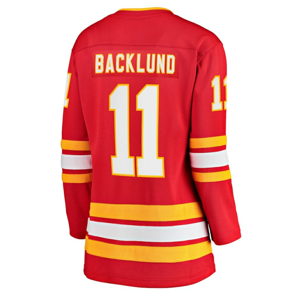 Mikael Backlund Calgary Flames Fanatics Women's Home Team Breakaway Player Jersey - Red Jerseys