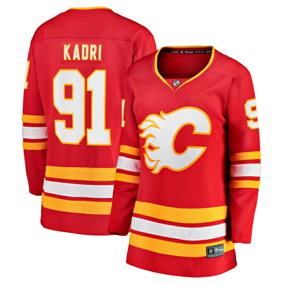 Nazem Kadri Calgary Flames Fanatics Women's Home Breakaway Player Jersey - Red Jerseys