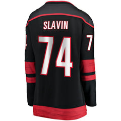 Jaccob Slavin Carolina Hurricanes Fanatics Women's Home Breakaway Player Jersey - Black Jerseys