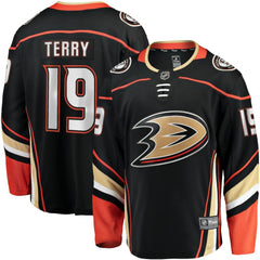Troy Terry Anaheim Ducks Fanatics Home Team Breakaway Player Jersey - Black Jerseys