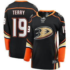 Troy Terry Anaheim Ducks Fanatics Women's Home Team Breakaway Player Jersey - Black Jerseys