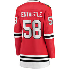 MacKenzie Entwistle Chicago Blackhawks Fanatics Women's Home Breakaway Player Jersey - Red Jerseys