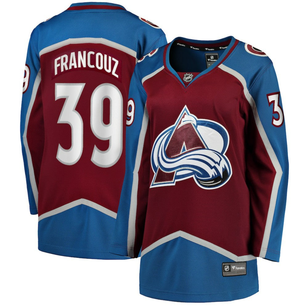 Pavel Francouz Colorado Avalanche Fanatics Women's Home Breakaway Player Jersey - Burgundy Jerseys