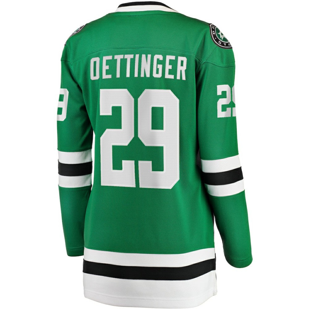 Jake Oettinger Dallas Stars Fanatics Women's Home Breakaway Player Jersey - Kelly Green Jerseys