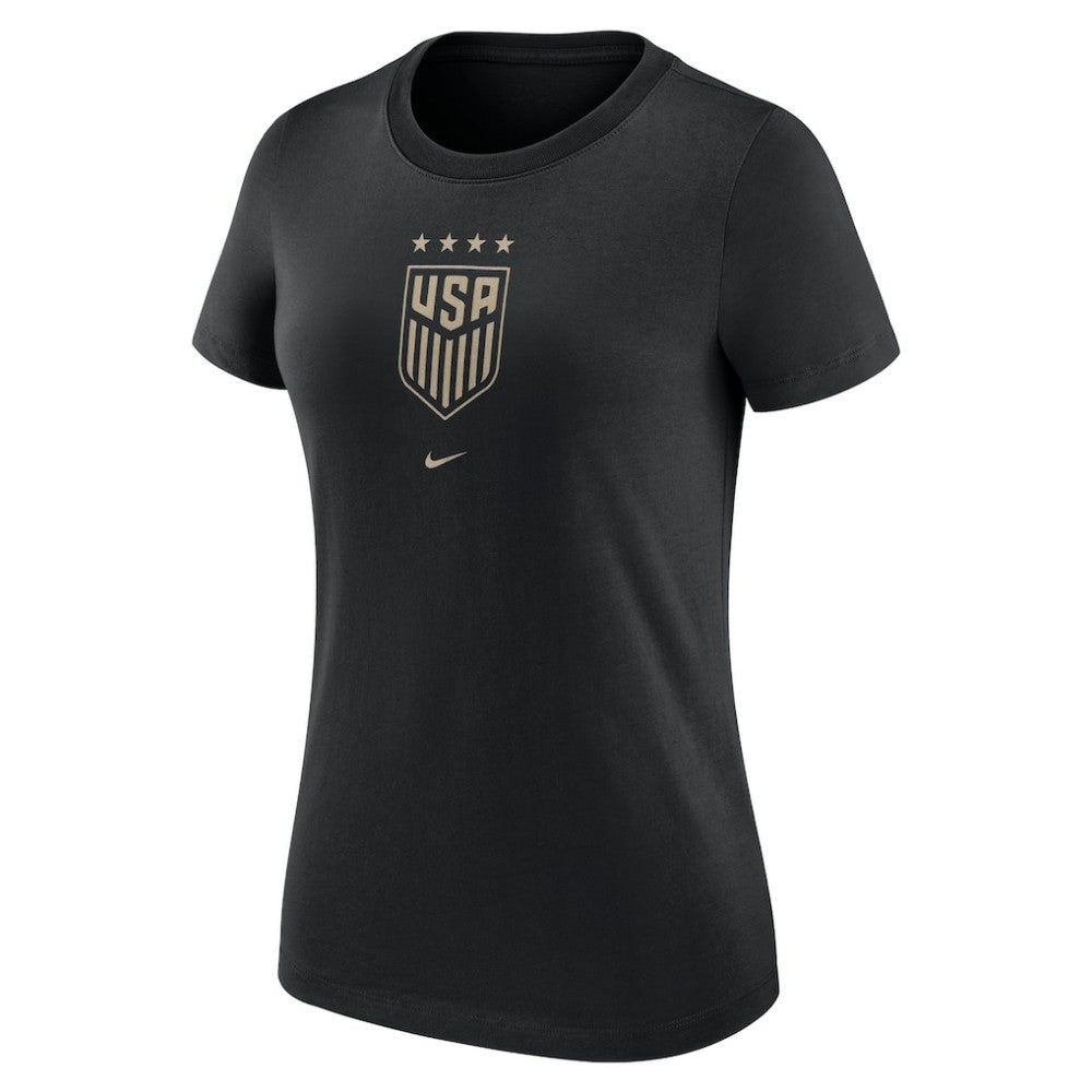 USWNT Women's Crest T-Shirt - Black online