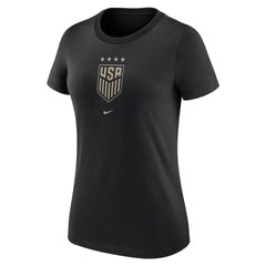 USWNT Women's Crest T-Shirt - Black online