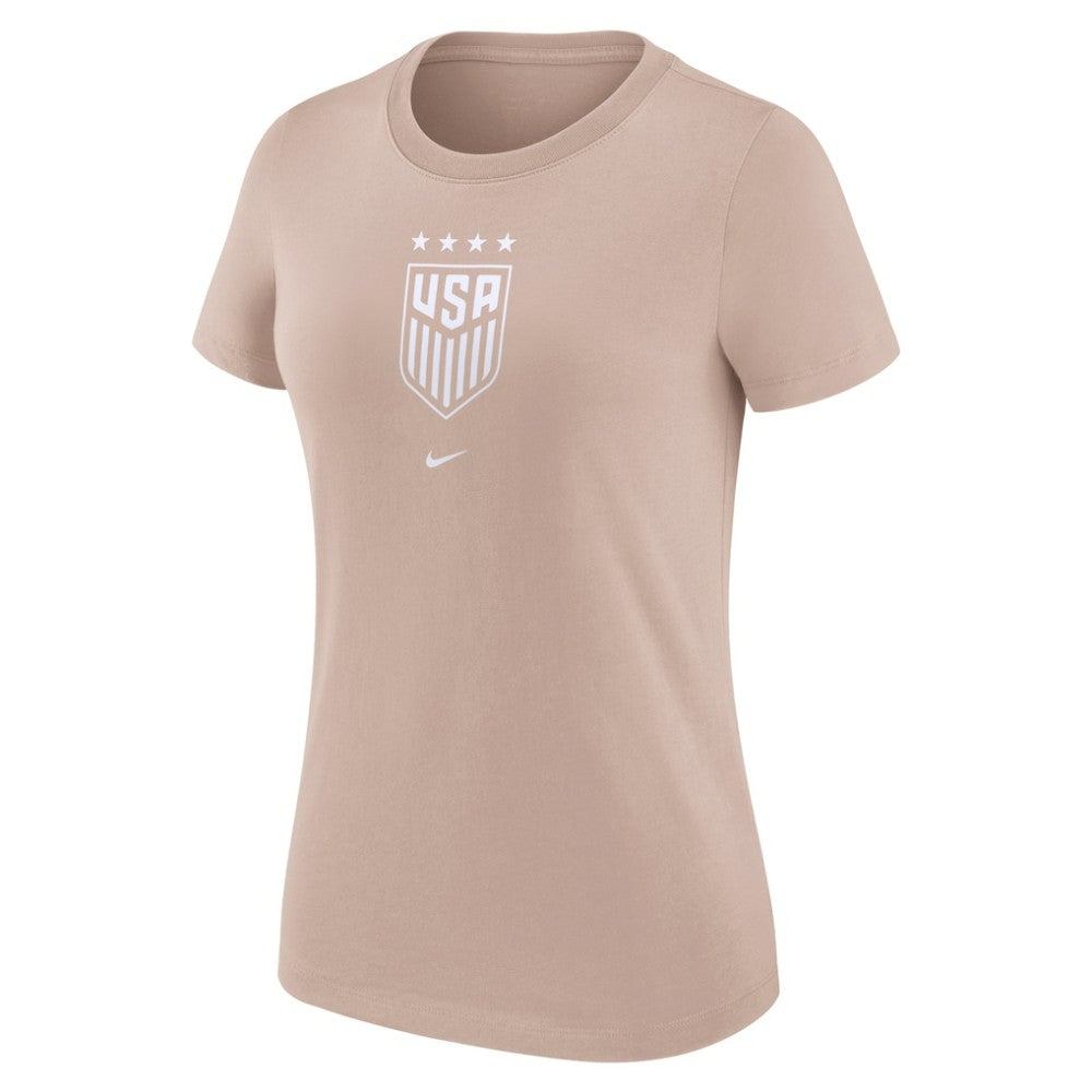 USWNT Women's Crest T-Shirt - Tan for sale