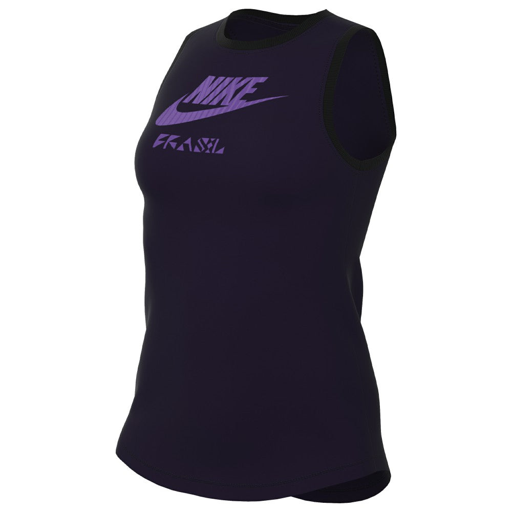 Brazil Women's National Team Women's Futura Tank Top - Navy outlet