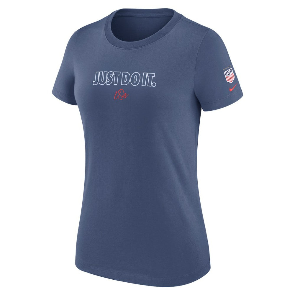 USWNT Women's Just Do It T-Shirt - Blue for sale