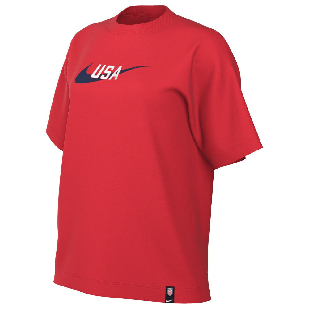 USMNT Women's Swoosh T-Shirt - Red cheap
