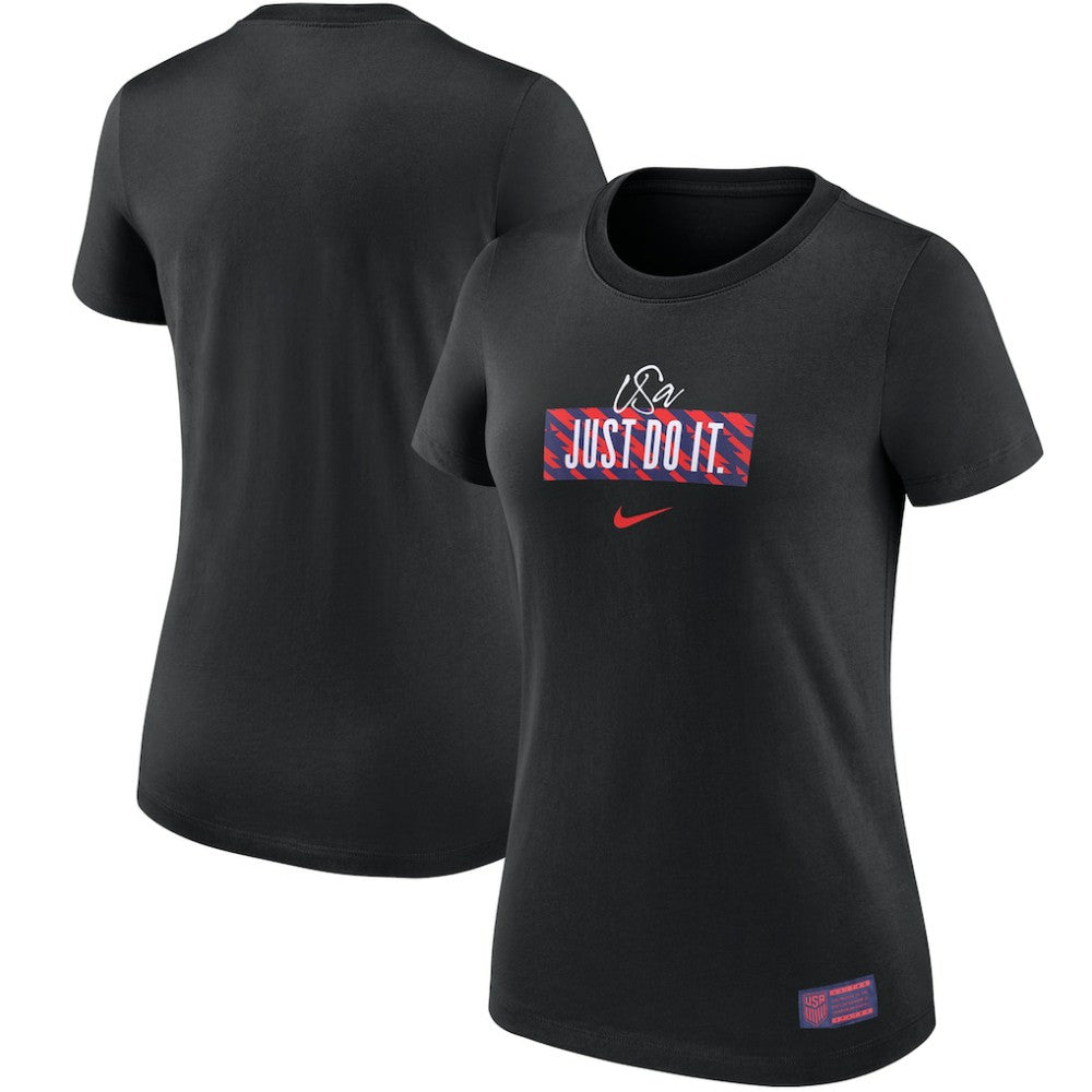 USMNT Women's Verbiage T-Shirt - Black shop