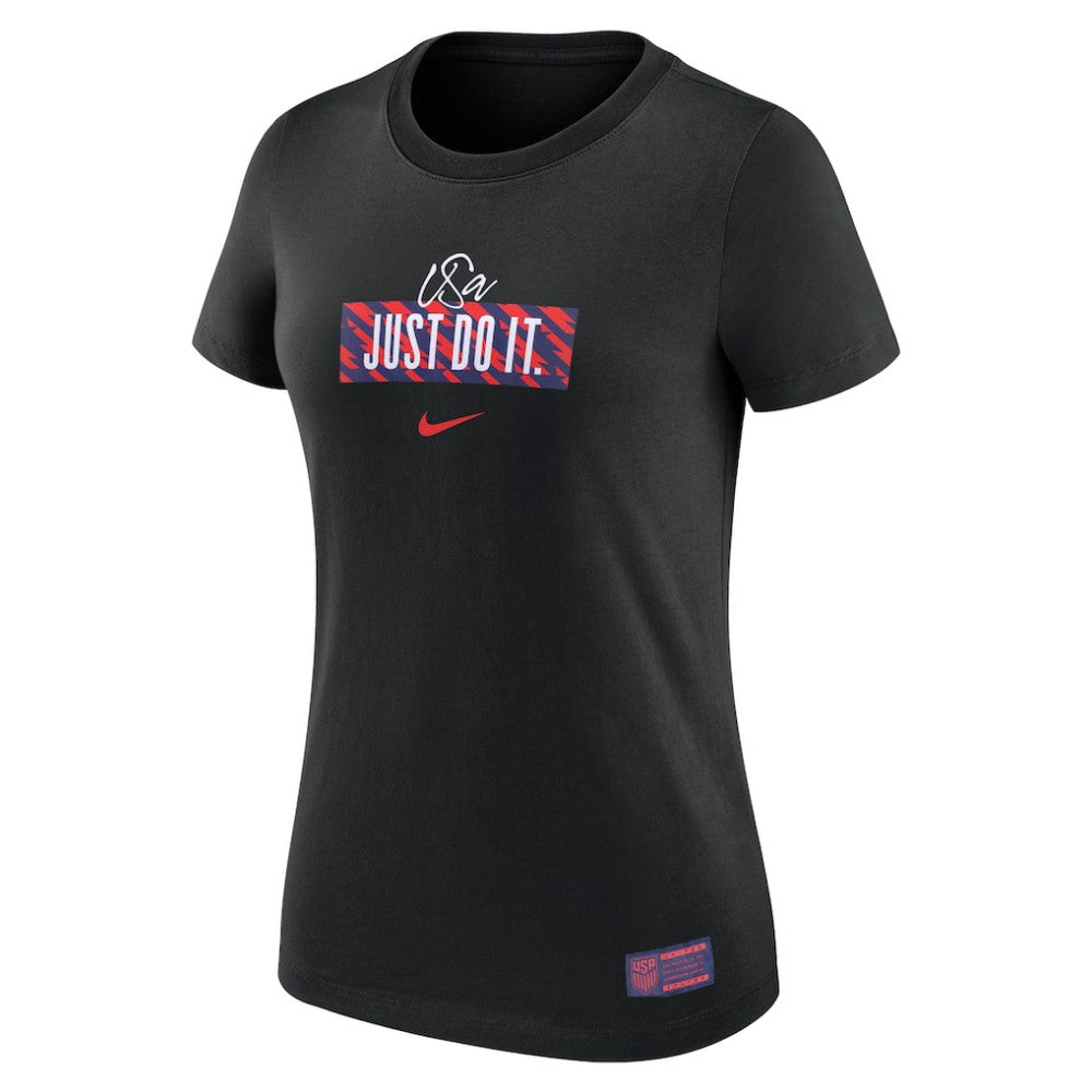 USMNT Women's Verbiage T-Shirt - Black shop