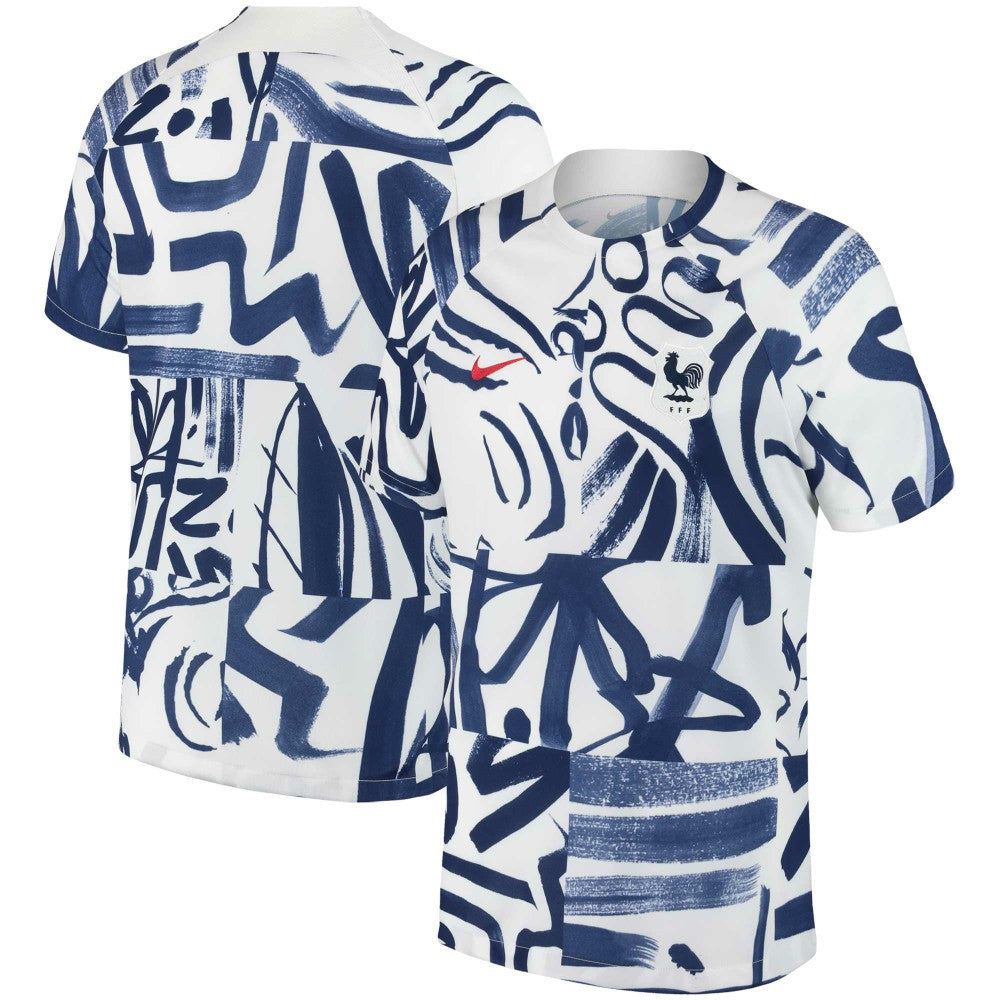 France Women's National Team 2023 Academy Pro Pre-Match Top - White cheap