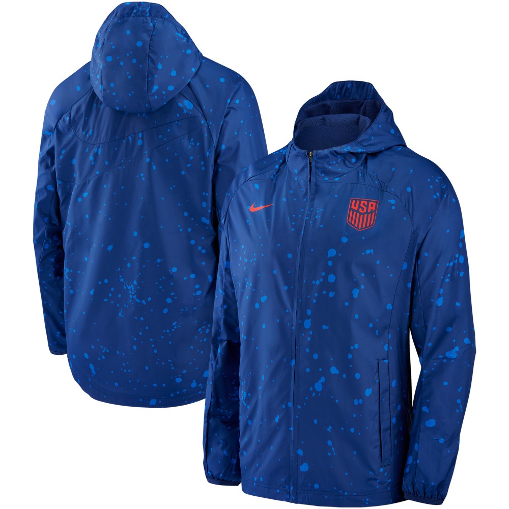 USMNT AWF Raglan Full-Zip Hoodie Jacket - Navy cheap