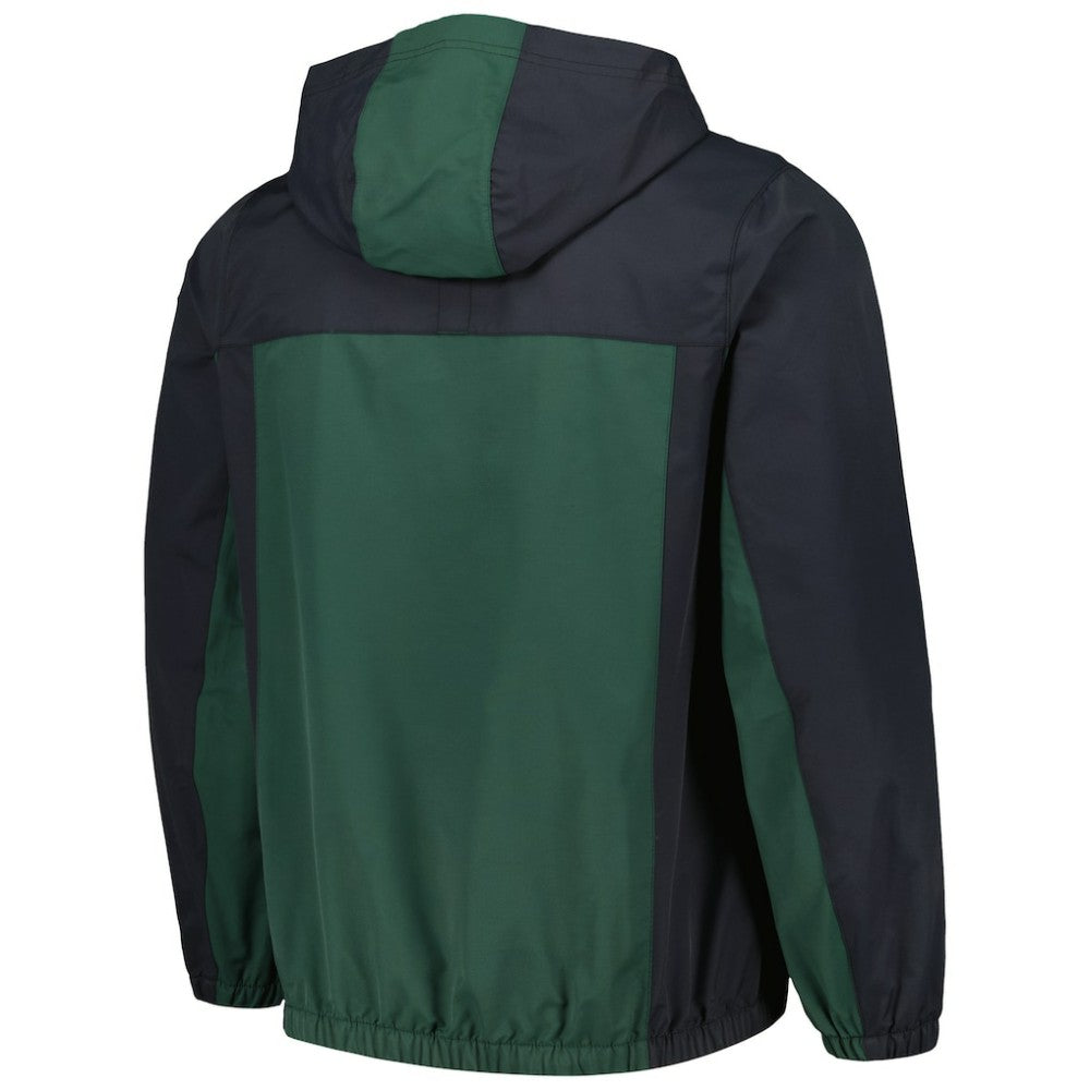 Liverpool Anorak Hoodie Quarter-Zip Jacket - Green discount