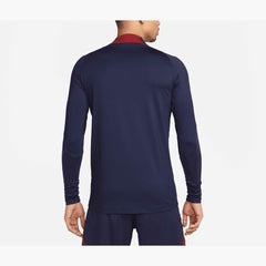 Paris Saint-Germain 2023/24 Strike Drill Performance Raglan Quarter-Zip Long Sleeve Top - Navy online
