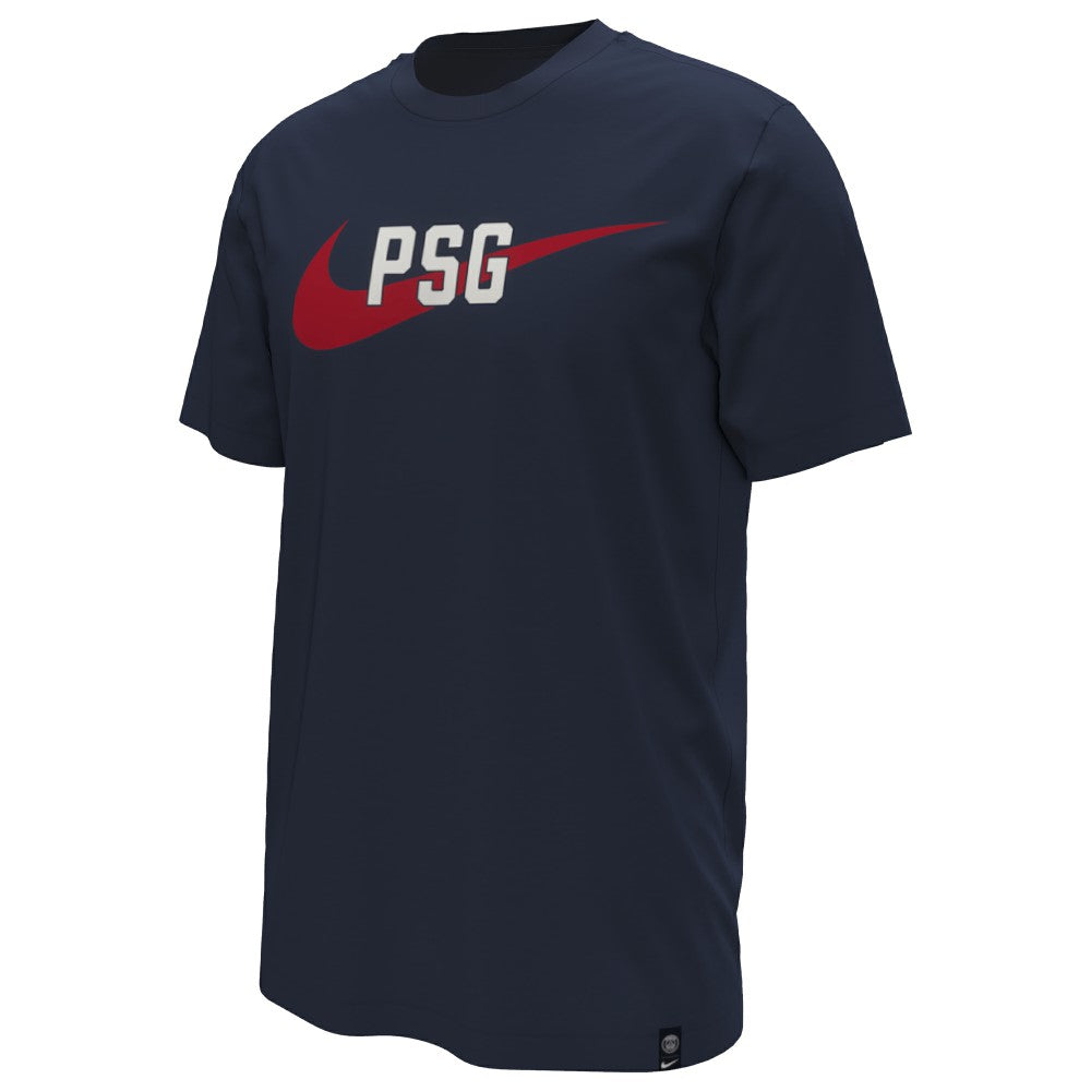 Paris Saint-Germain Swoosh T-Shirt - Navy for sale