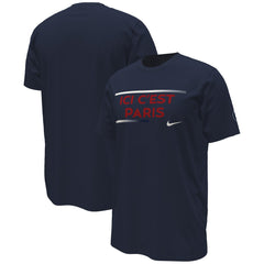 Paris Saint-Germain Verbiage T-Shirt - Navy discount