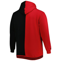 Atlanta Hawks Hardwood Classics Big & Tall Hardwood Classics Split Pullover Hoodie - Red/Black cheap