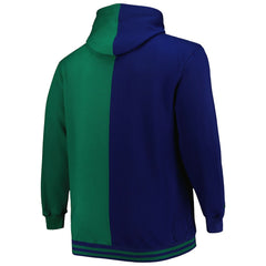 Dallas Mavericks Hardwood Classics Big & Tall Hardwood Classics Split Pullover Hoodie sale - Navy/Green online