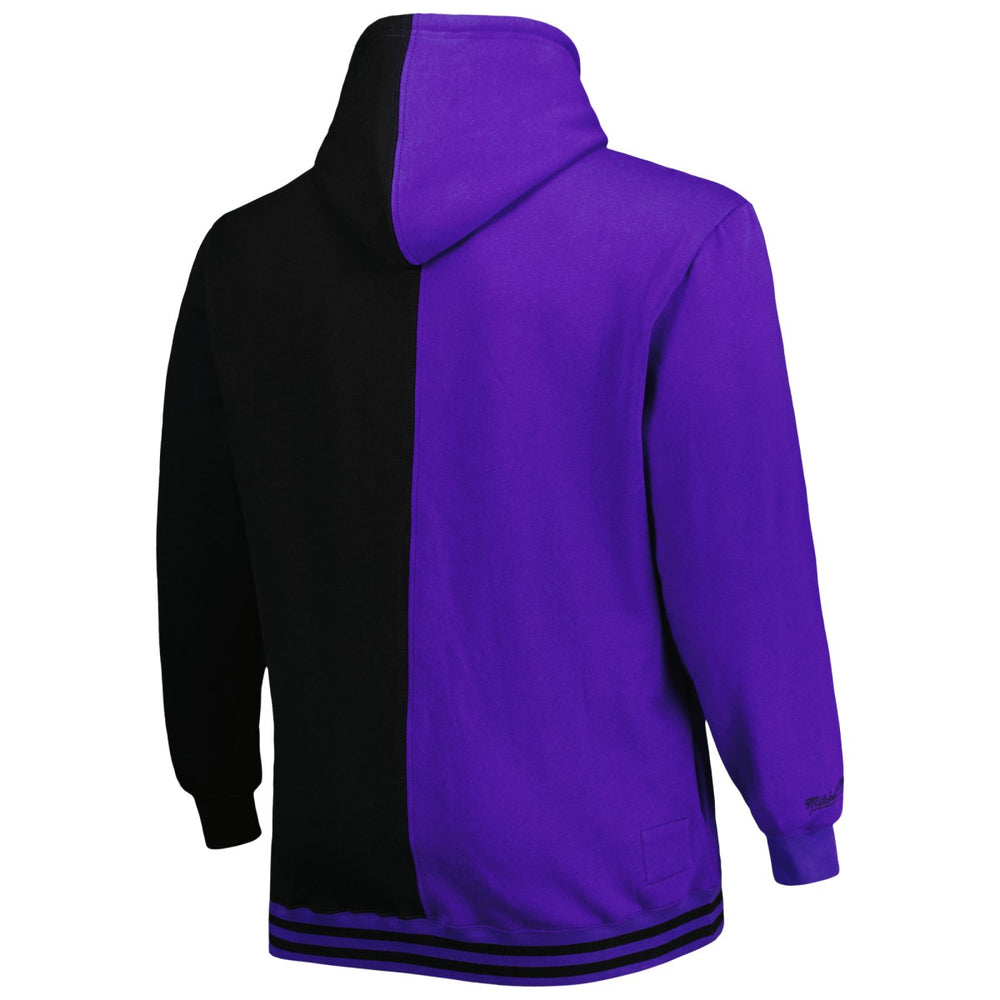 Phoenix Suns Big & Tall Hardwood Classics Split Pullover Hoodie - Purple/Black discount