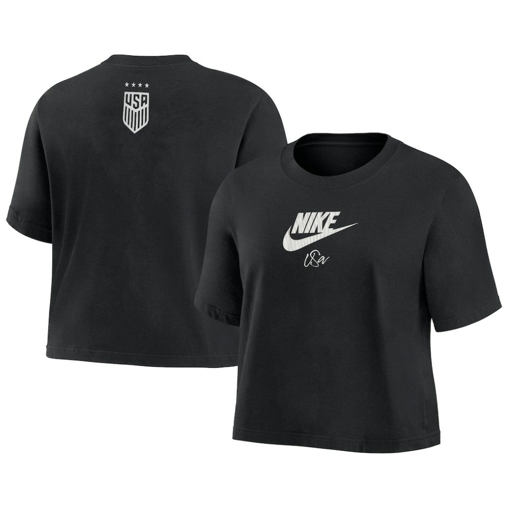 USWNT Youth Futura T-Shirt - Black cheap