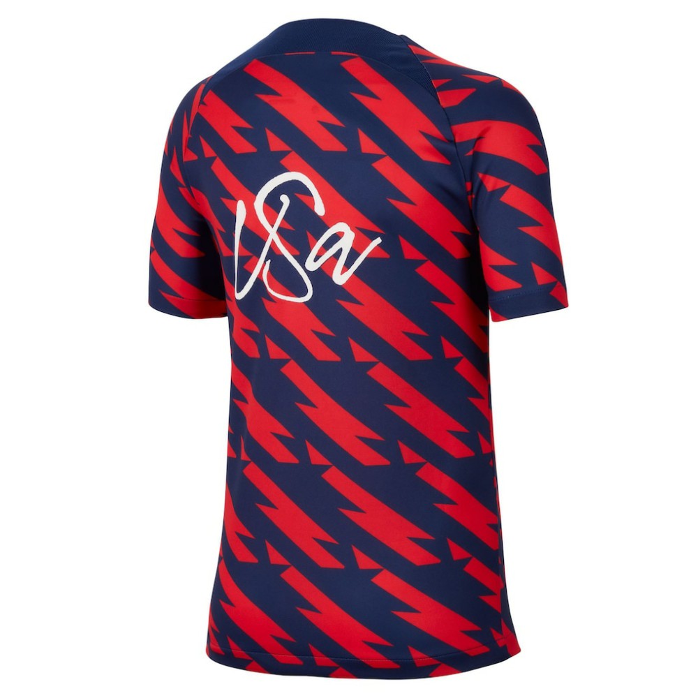 USMNT Youth 2023/24 Academy Pro Performance Pre-Match Top - Red cheap
