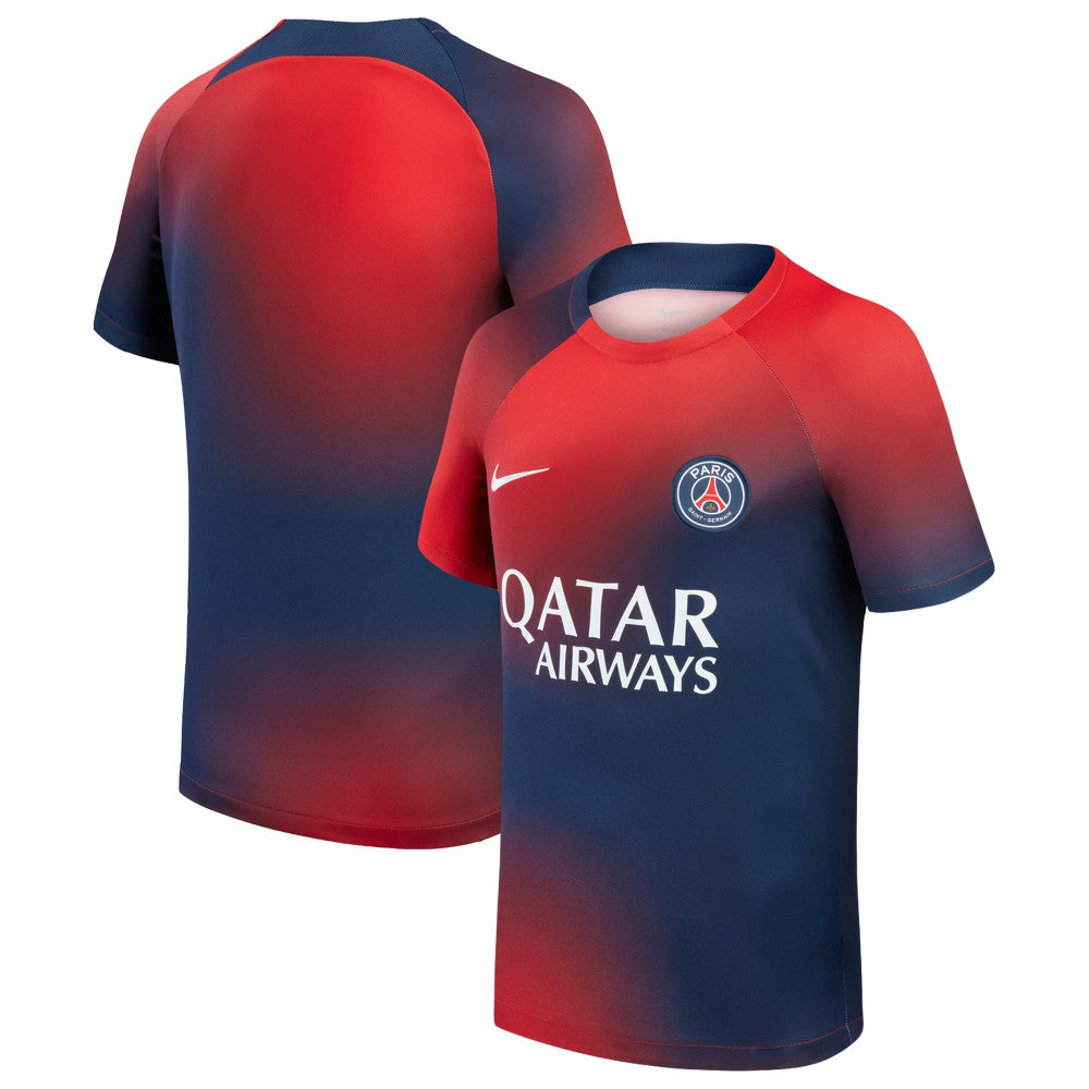 Paris Saint-Germain Youth 2023/24 Pre-Match Performance Top - Navy shop