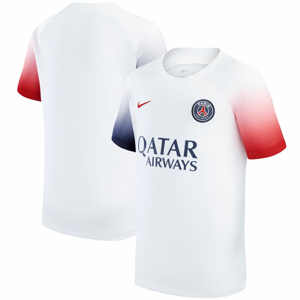 Paris Saint-Germain Youth 2023/24 Academy Pro Performance Pre-Match Top - White on sale