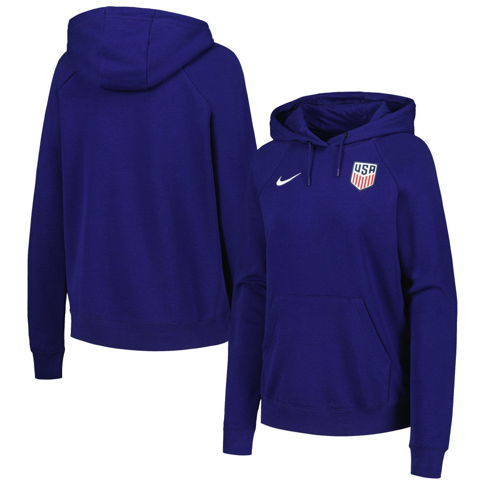 USMNT Women's Essential Raglan Pullover Hoodie - Navy for sale