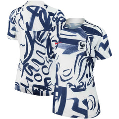 France Women's National Team Women's 2023 Pre-Match Top - White on sale