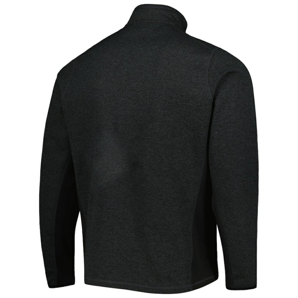 Philadelphia Flyers Antigua Course Quarter-Zip Jacket - Heathered Black Jackets