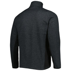 San Jose Sharks Antigua Course Quarter-Zip Jacket - Heathered Black Jackets