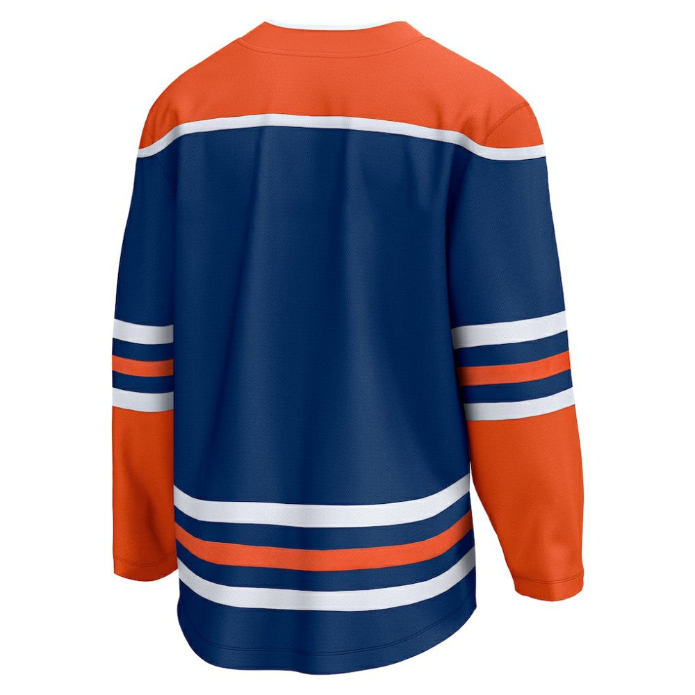 Edmonton Oilers Fanatics Home Breakaway Blank Jersey - Royal Jerseys
