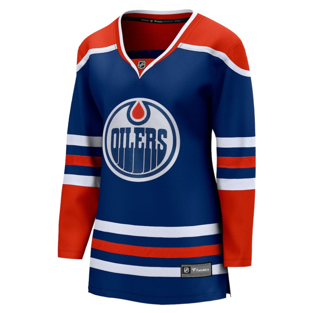 Edmonton Oilers Fanatics Women's Home Breakaway Blank Jersey - Royal Jerseys