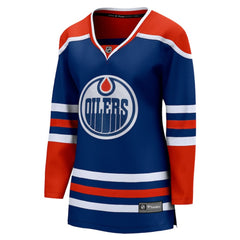 Edmonton Oilers Fanatics Women's Home Breakaway Blank Jersey - Royal Jerseys