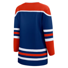 Edmonton Oilers Fanatics Women's Home Breakaway Blank Jersey - Royal Jerseys