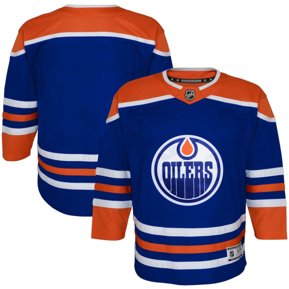 Edmonton Oilers Youth Home Premier Jersey - Royal Jerseys