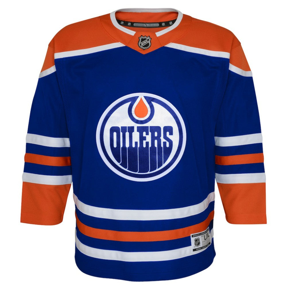 Edmonton Oilers Youth Home Premier Jersey - Royal Jerseys