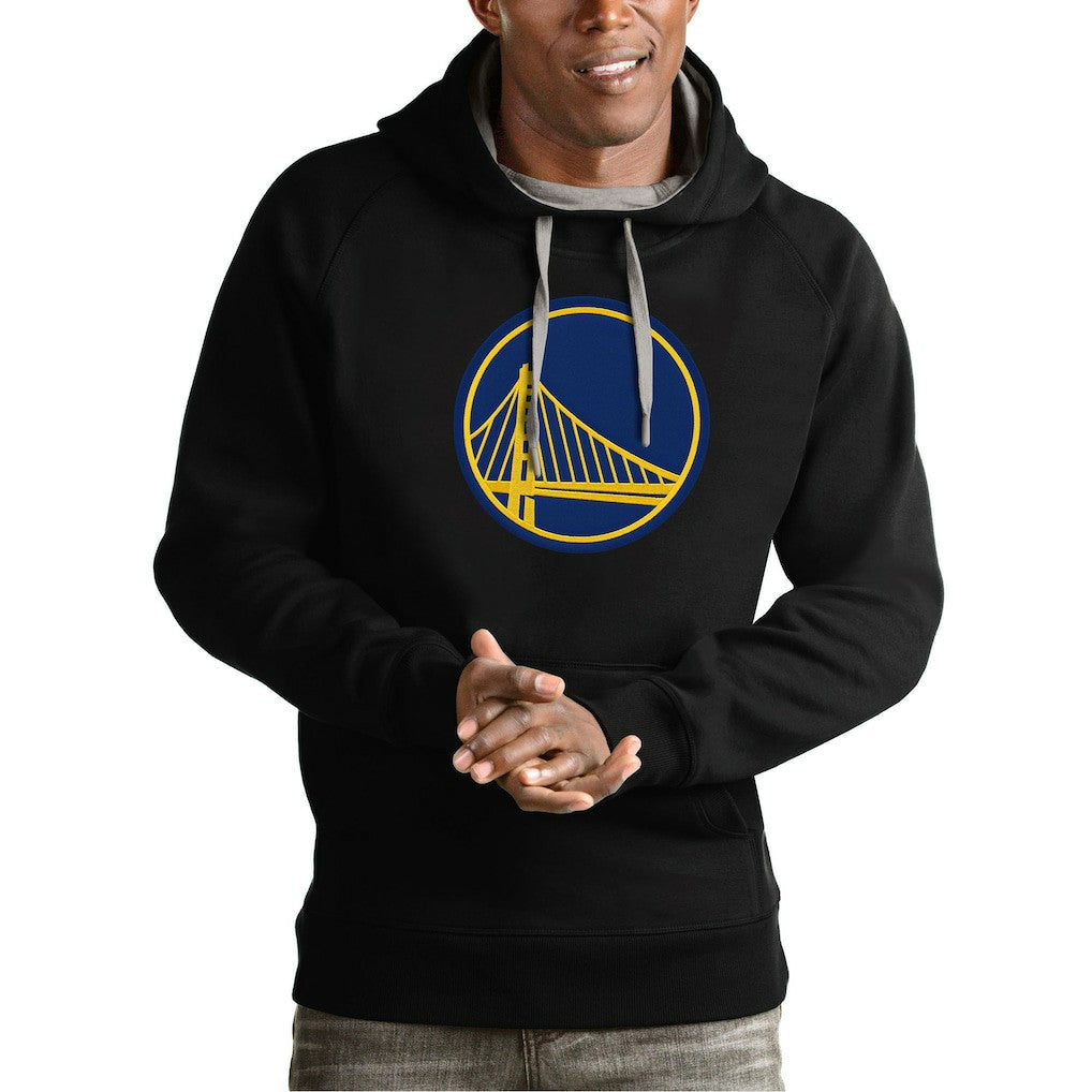 Golden State Warriors Antigua Team Logo Victory Pullover Hoodie sale - Black outlet