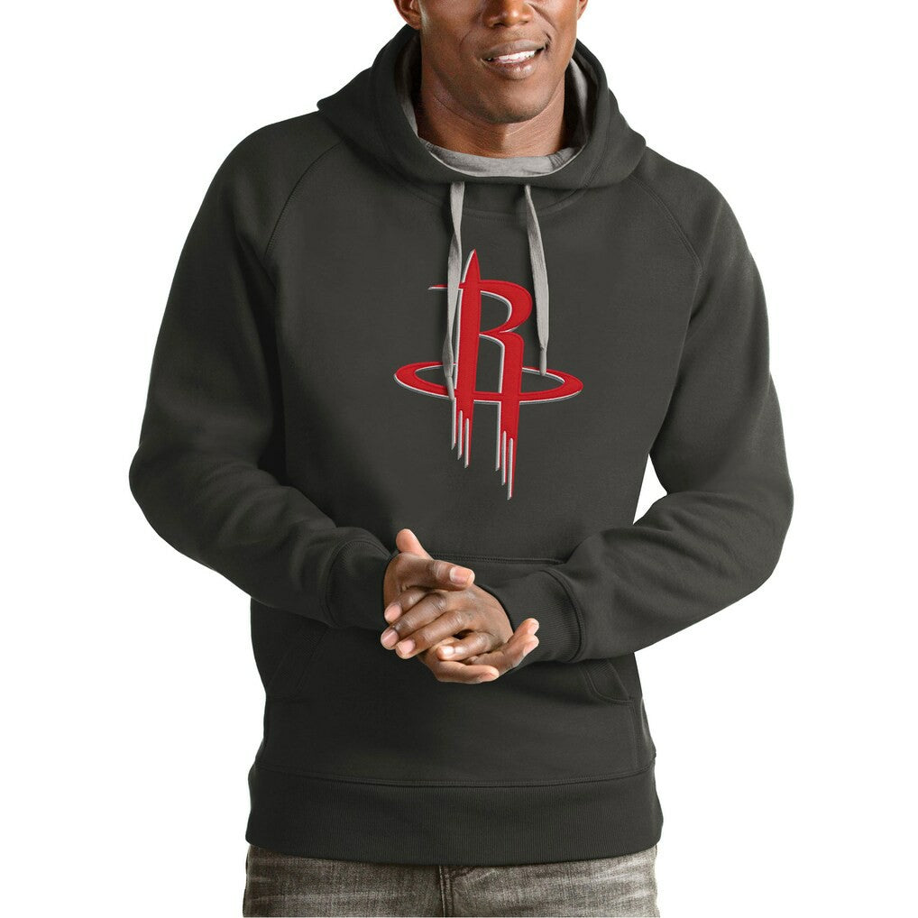 Houston Rockets Antigua Team Logo Victory Pullover Hoodie sale - Charcoal for sale