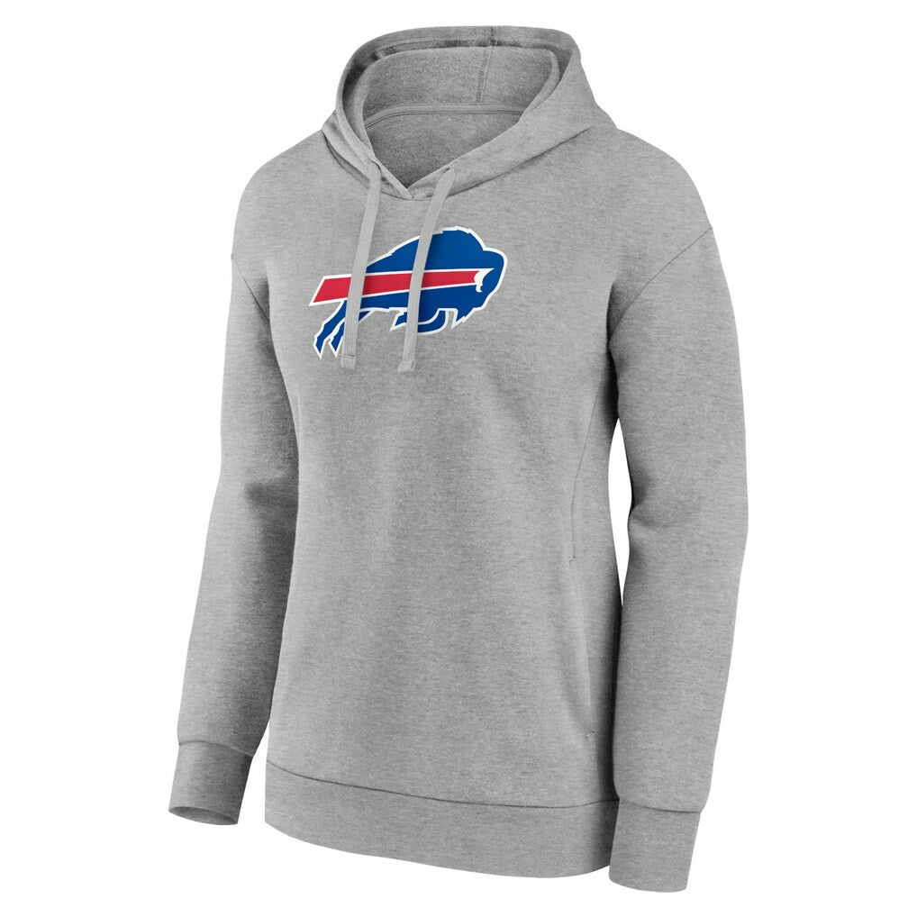 Buffalo Bills Women's Primary Logo Pullover Hoodie - Gray cheap