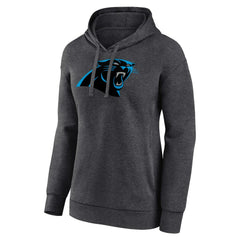 Carolina Panthers Women's Primary Logo Pullover Hoodie - Charcoal for sale