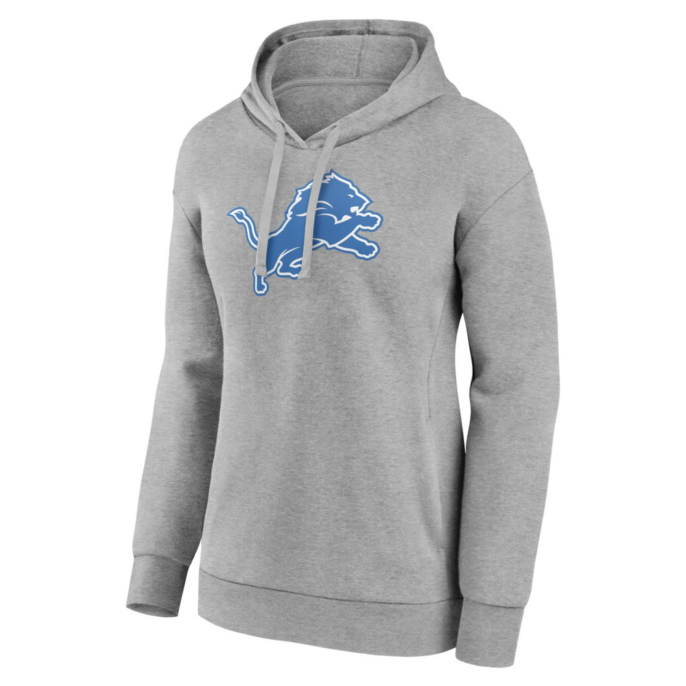 Detroit Lions Women's Primary Logo Pullover Hoodie - Gray outlet