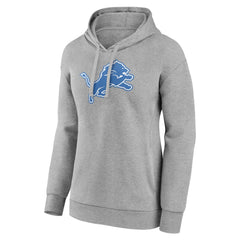 Detroit Lions Women's Primary Logo Pullover Hoodie - Gray outlet