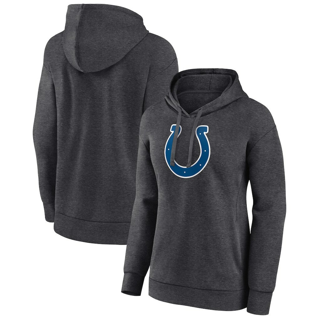 Indianapolis Colts Women's Primary Logo Pullover Hoodie - Charcoal on sale